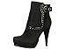 Reneeze REBECCA-5 Women's High-Heels Ankle Boots - Black, Size 6