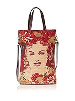 Desigual Bolso asa al hombro Shopping Marilyn (Rojo Oscuro / Beige)