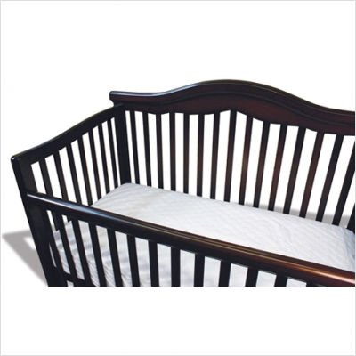 Cotton Quilted Crib Mattress Pad in White