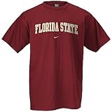 Florida State Seminoles Garnet Classic College Short Sleeve Tee Shirt By Nike Team Sports