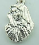 Mini Charm Bracelet Petite Medal Silver P Virgin Mary Madonna Our Lady Sorrow