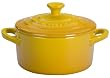 Le Creuset Stoneware 8-Ounce Mini Round Cocotte, Dijon