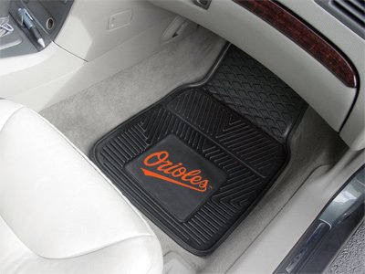 Nifty 8832 MLB-Baltimore Orioles Vinyl Universal Heavy Duty Fan Floor Mat