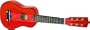 Red 6 String Guitar