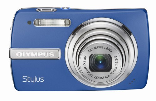 Olympus Stylus 840 8 MP Digital Camera with 5x Optical Dual Image Stabilized Zoom (Blue)