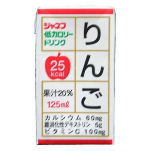 ジャネフ　低カロリードリンク　りんご　１２５ｍｌ＊１８個