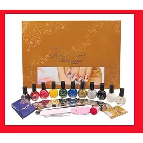 Konad the Professional Stamping Nail Art Gold SET A Salon Results A-viva Beauty