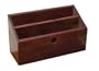 Lipper 2108 2-Slot Organizer, Cherry