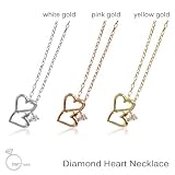 ミー リュックス ME LUXE / 天然ダイヤモンド ダブルハートネックレス (ホワイトゴールド) [ペンダント ジュエリー 通販 メンズ レディース 男性 女性 TIFFANY...
