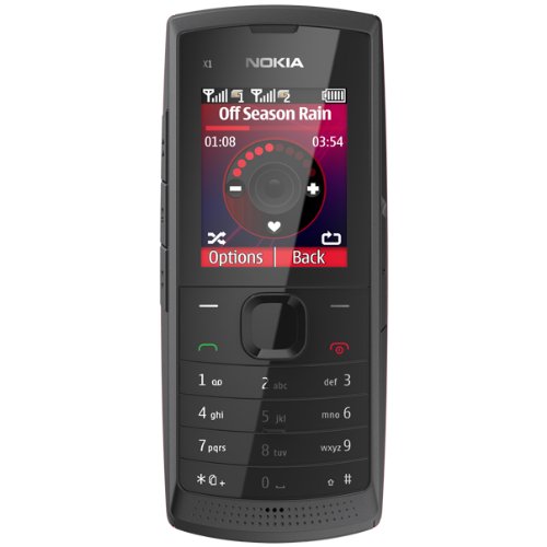 Nokia X1-01 Dual Sim mobile phone, red/black, unlocked/sim free [Electronics]