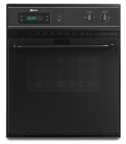 Maytag 24 In. Black Single Electric Wall Oven - CWE4100ACB