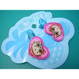 HelloKittyHearts&PolkaDotHairClips