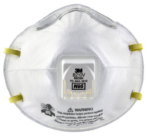 3M Particulate Respirator 8210V N95 Respiratory Protection 10 countB008MCV43K