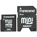 Electronics : Transcend 4GB Class 4 MiniSDHC Memory Card w/Adapter