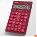 12-Digit Stylish Thin Design Calculator W/Kickstand Solar & Batt