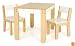 P'kolino Table and Chairs - White