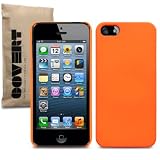 Fluro Orange iPhone 5 Covert Branded Rubber Back Cover / Case / Shell / Skin
