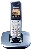 Panasonic KX-TG6421GF schnurloses DECT-Telefon mit Anrufbeantworter blau