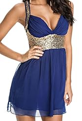 V-neck Polyester/Spandex Checkered Print Spring Summer Winter Sequined Cocktail Skater Dress/Party Dress 