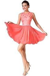 Lace 2014 Sleeveless Above the Knee  Dress