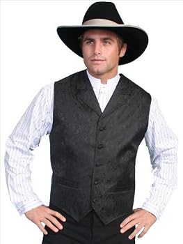 Black Paisley Vest