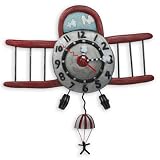 Airplane Jumper Wall Clock Michelle Allen Studios