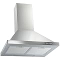 Bomann DU 612 ix Voll-Edelstahl-Dunstabzugshaube, 60 cm / Dunstabzugshaube / 60 cm / 400 m3/h / 3 Stufen / Abluft / Esse