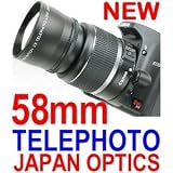 58mm Telephoto Lens For Canon EOS XS XSI T1i XTi XT