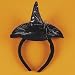 Girls Cute Black Witch Halloween Costume Dressup Headband Hat