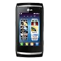 Shop4accessories Black Silicone Skin Tough Rubber Case for the LG GC900 VIEWTY II 2 SMART