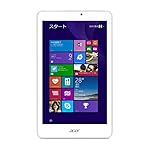 acer Iconia Tab 8 (Atom Z3735G/1GB/32GB eMMC/8.0インチ/Win8.1withBing) W1-810-F11N