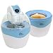 ELTA SE 101 ICE CREAM MAKER with TWO 520 ml FREEZE - COOLING BOWL for frozen joghurt, sorbets or ice-cream