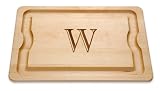 JK Adams 20-inch by 14-inch W Monogramed BBQ Board