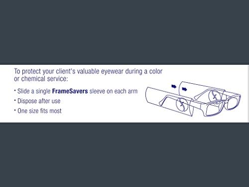 FrameSavers Hair Color Eyewear Protectors for Salon Professionals (100)