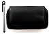 Leather Holster Case Pouch for Iphone 4 4s fits with Otterbox Commuter/reflex Black