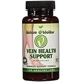 NatureOtics Vein Health Support Dietary Supplement for Healthy Legs, 60 Capsules