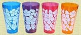 Hibiscus Tropical Print Plastic Party Cups (12 pcs)