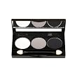 NYX Trio Eye Shadow, White/Grey/Black