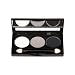 NYX Trio Eye Shadow, White/Grey/Black