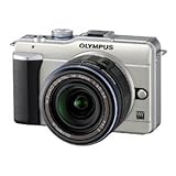 Olympus PEN E-PL1 12.3MP Live MOS Micro Four Thirds Interchangeable Lens Digital Camera with 14-42mm f/3.5-5.6 Zuiko Digital Zoom Lens (Champagne Silver)