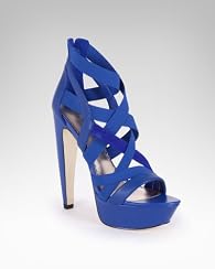 Carmen Curved Crisscross Leather Sandal