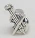 (Free Shipping Beads Charms Jewelry Sale) Beads Hunter Jewelry Music Violin .925 Sterling Silver Charm Pandora, Chamilia, Biagi & European Bracelets Compatible.
