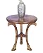 Powell Masterpiece Diagonal Aubuson Hand Painted Accent Table