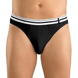 Skiny Herren Slip SKINY Live!   Men / 6861 Hr. Brasil Slip, Gr. 6 (L), Schwarz (7662 BLACK)