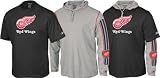 Detroit Red Wings -Black/Grey- Hoodie Tee Combo