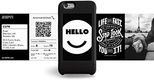 popSLATE 1 Second Screen for iPhone 6/6S - Black Case