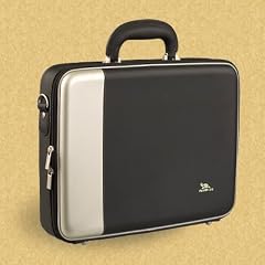 RivaCase�  7071-01 (PU) NoteBooktasche silber/schwarz
