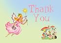 Dolce Mia Fairies Birthday Thank You Card Party Pack - 8 cards