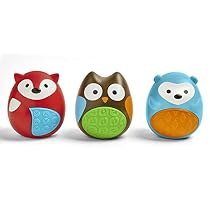 Skip Hop Baby Explore and More 3-Piece Musical Egg Shaker Trio Rattle Sound Toy, Multi
