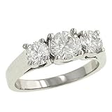 3 Round Diamond Ring 1.46cttw EGL Certified HI/SI2-Si3